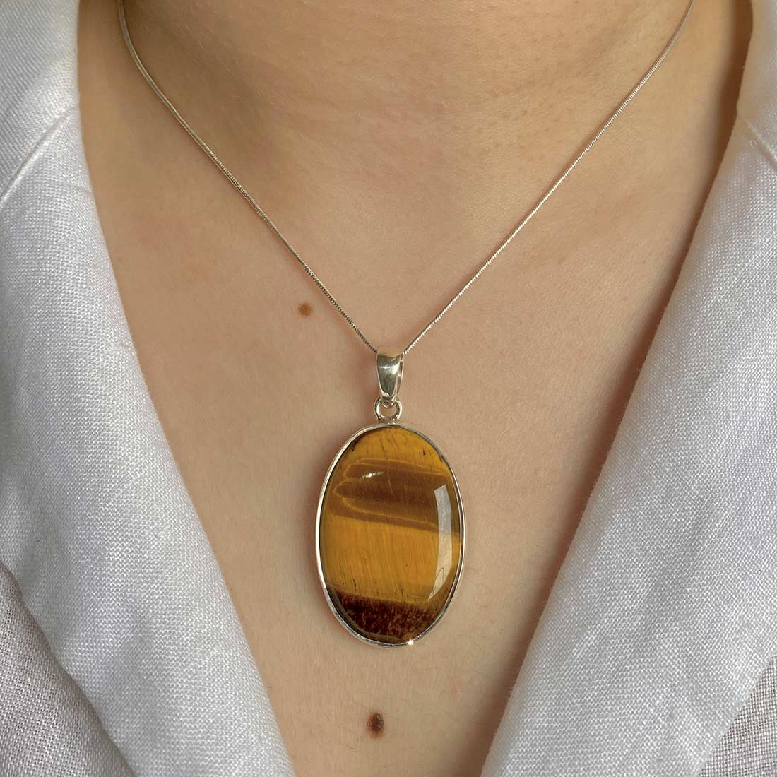 Tiger Eye Pendant-(TGE-P-24.)